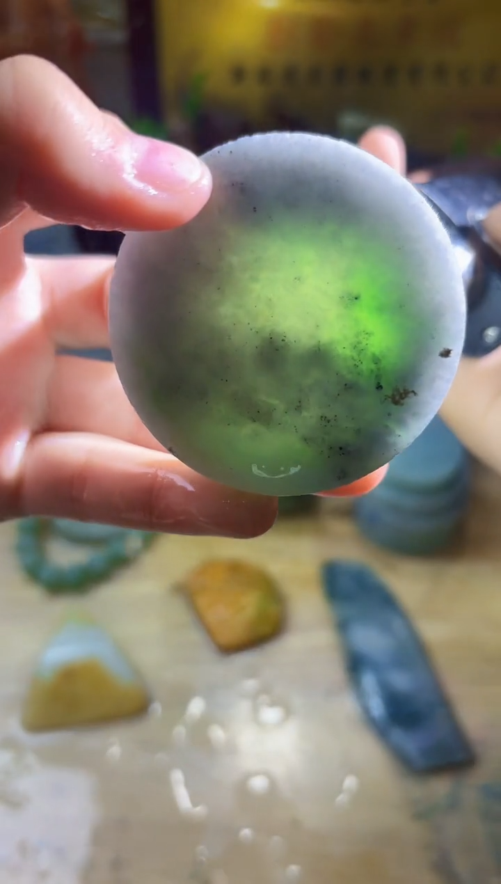 未镶嵌挂件翡翠A货小璀4141