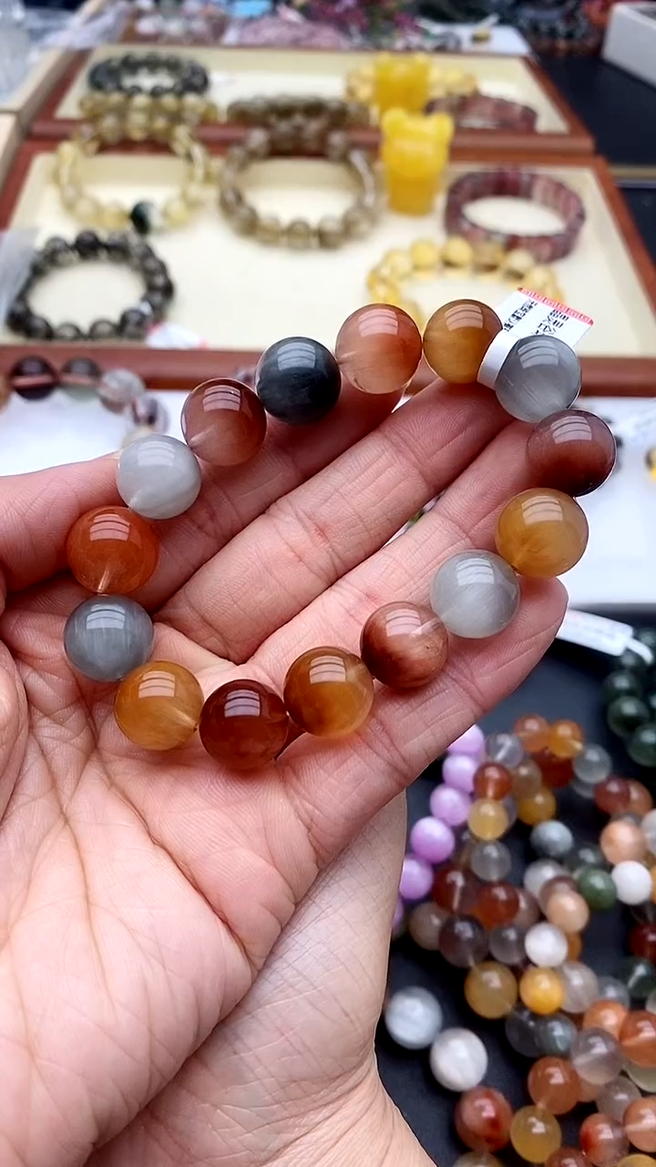 【闪购商品】水晶手链未镶嵌彩兔毛