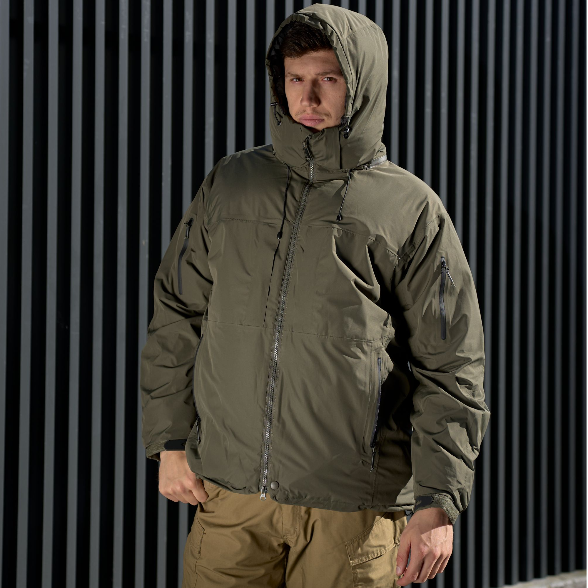 昂垦男士重磅防寒服军鸟棉服冬季加厚保暖多口袋防寒棉服外套