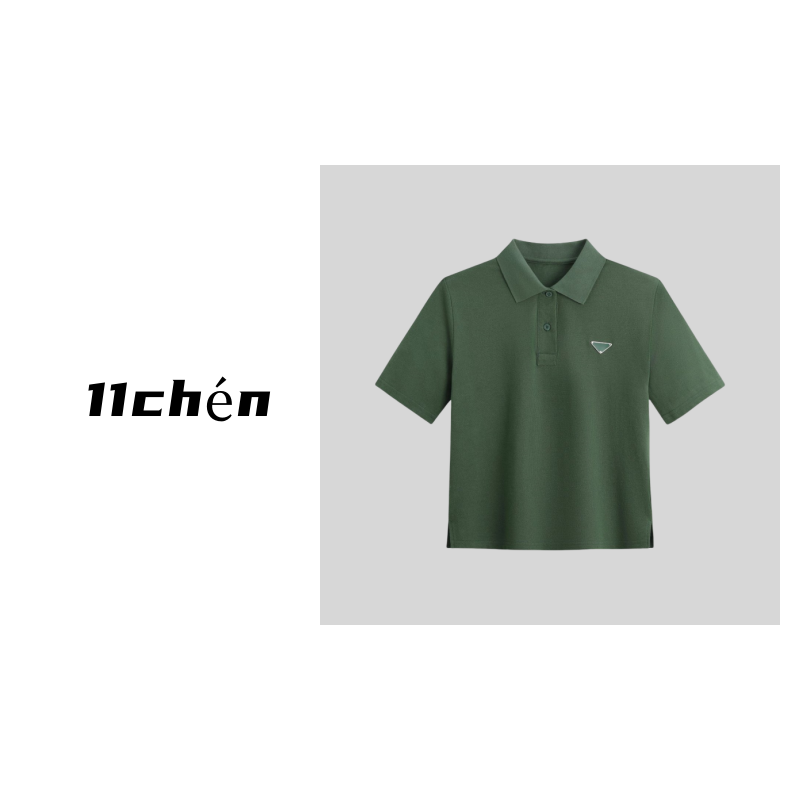 【11chén】“ 森屿微风”新款翻领POLO短袖T恤