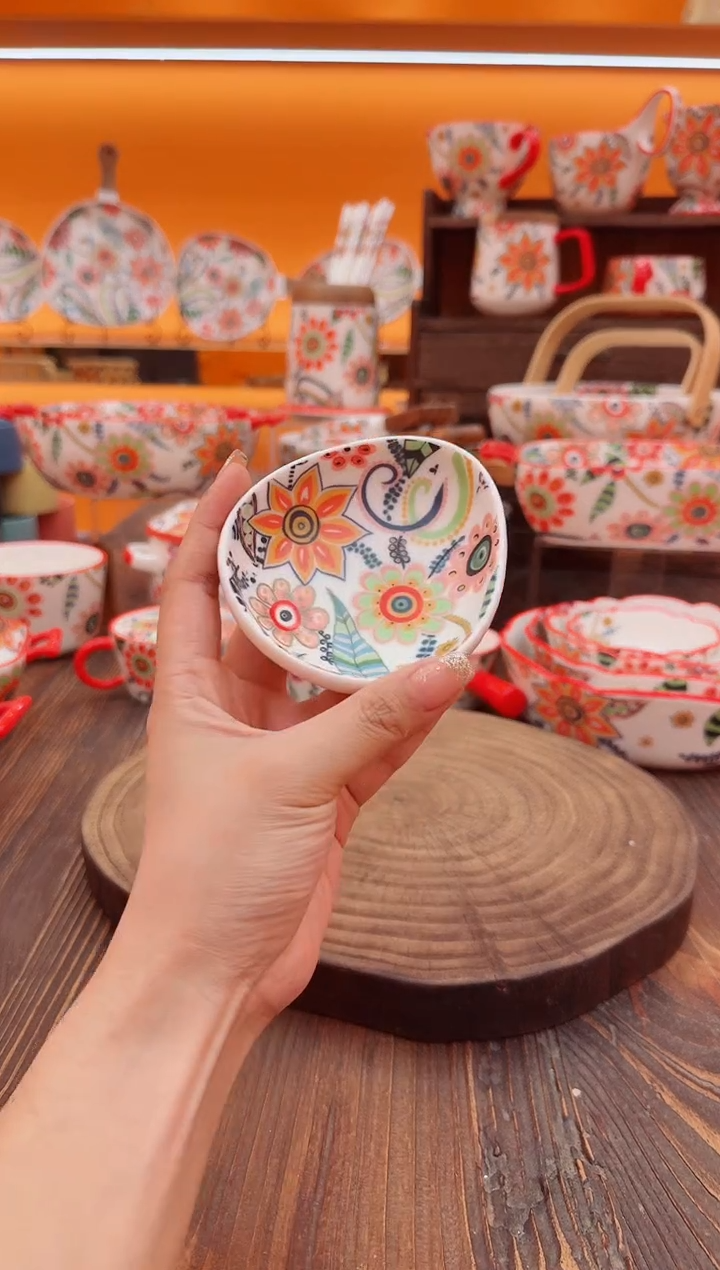 罐景德镇陶瓷餐具碗碟盘子