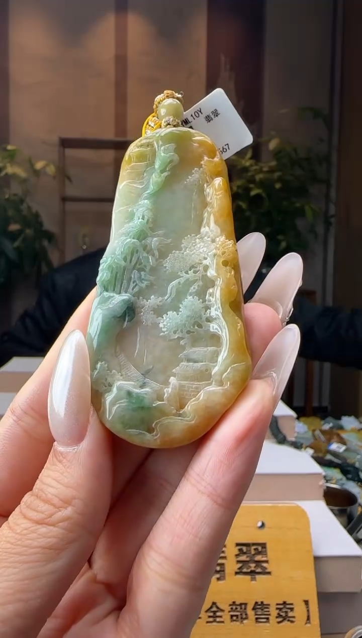 吊坠(不含链)未镶嵌翡翠善*MM@@960Q3J10567