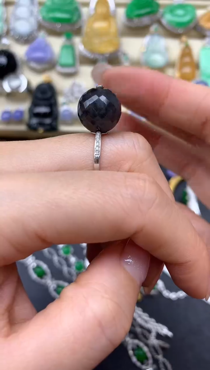 【闪购商品】翡翠戒指18K金镶嵌193-中国好珍宝