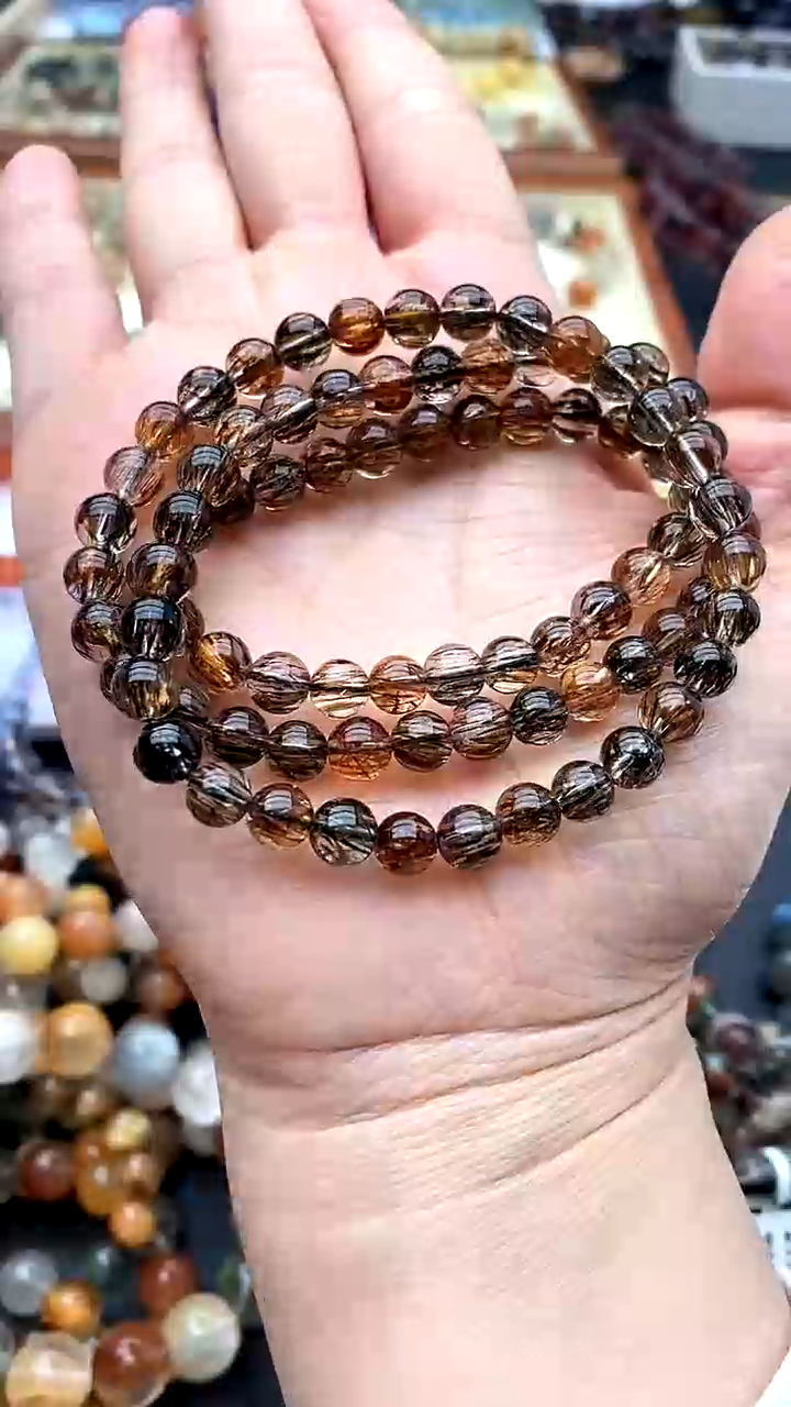 【闪购商品】水晶手链未镶嵌黑金超