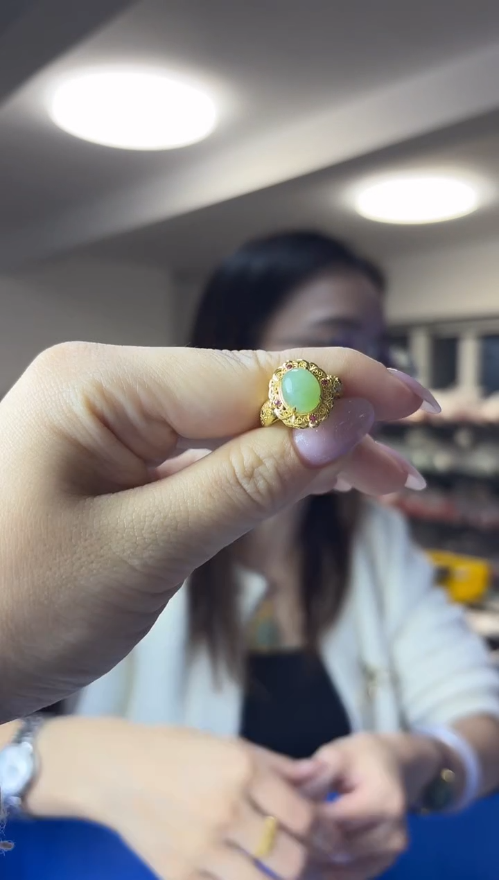 未镶嵌戒指和田玉（多样性发一件）