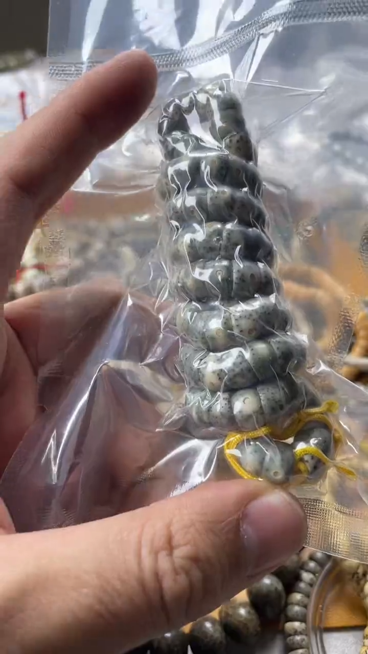 【闪购商品】星月菩提手串满绿卡8mm大青蛇大肠