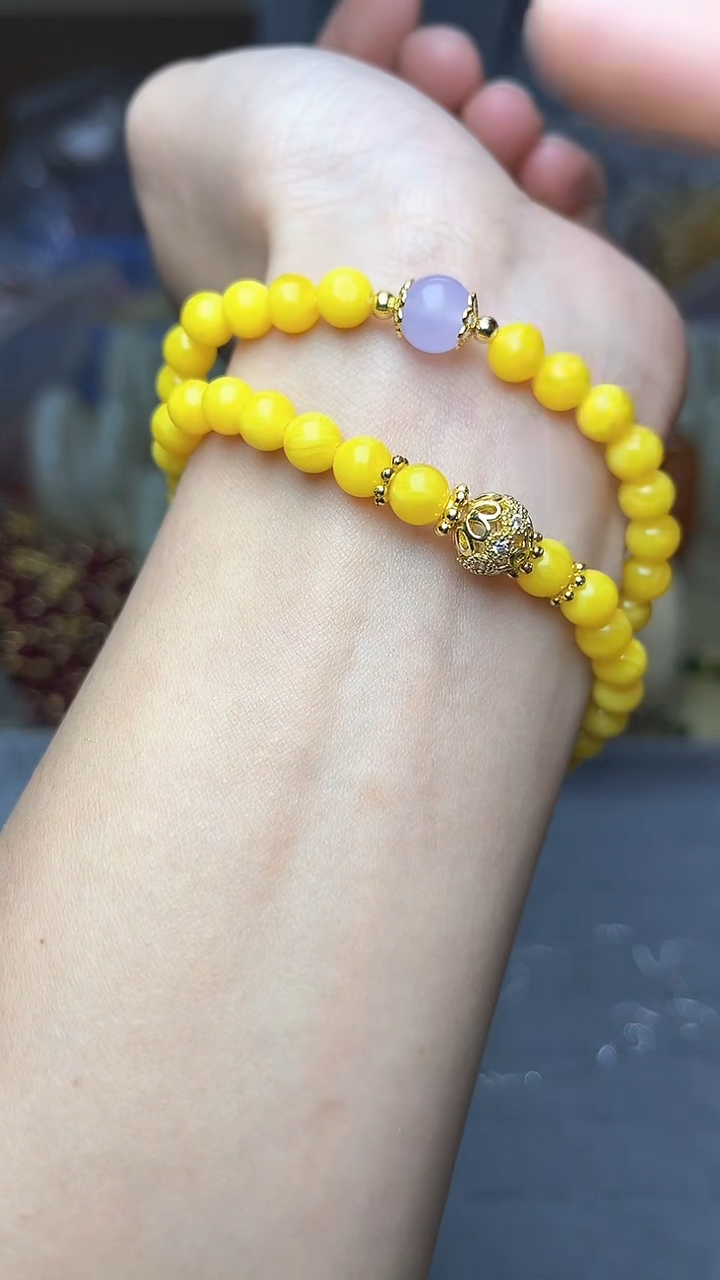 【闪购商品】琥珀手链未镶嵌手串