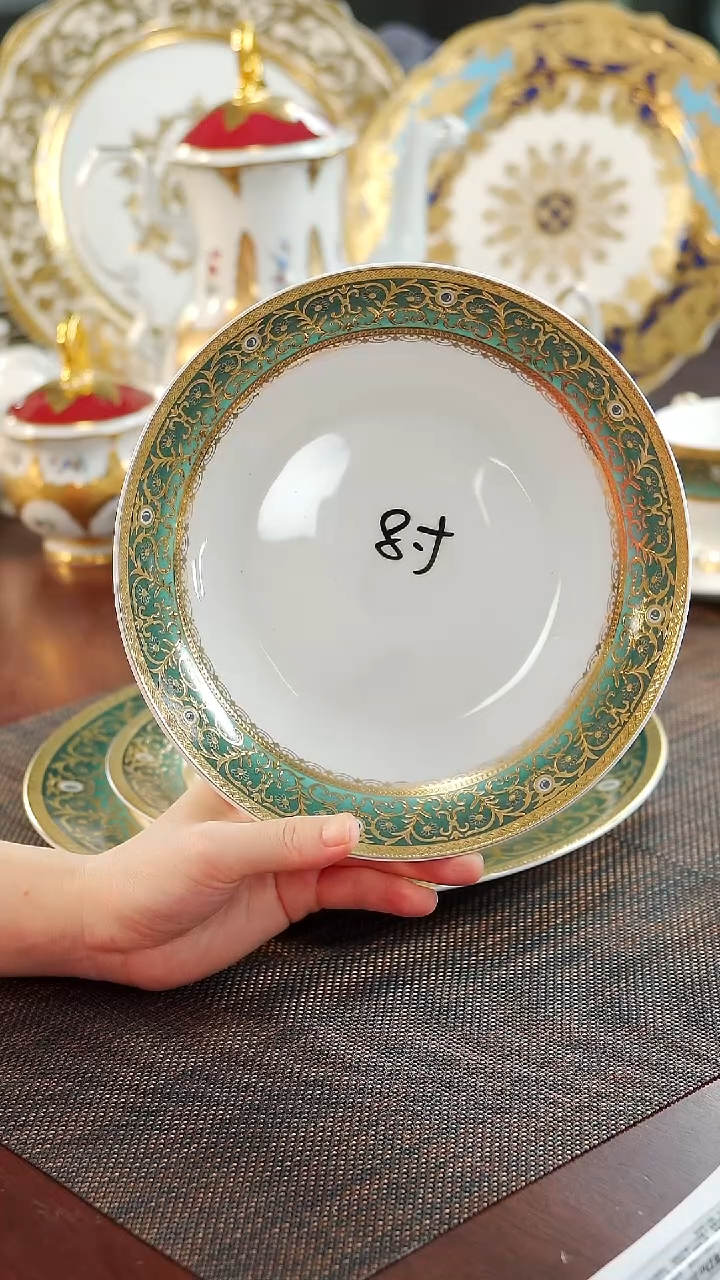 瓷片8英寸深菜盘  福利价