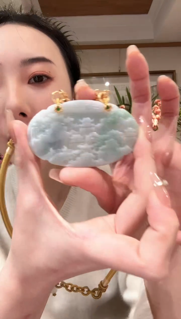 【闪购商品】翡翠颈饰未镶嵌国风