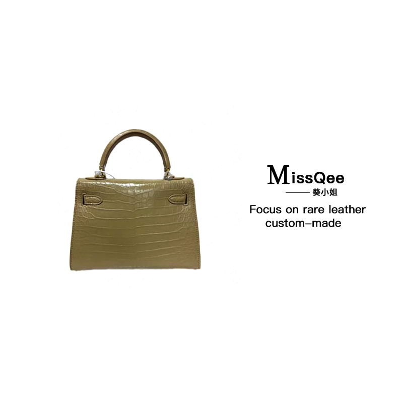 【南希奢品】葵小姐上新鳄鱼皮女士包  3027B-2 靓面  KL  22cm