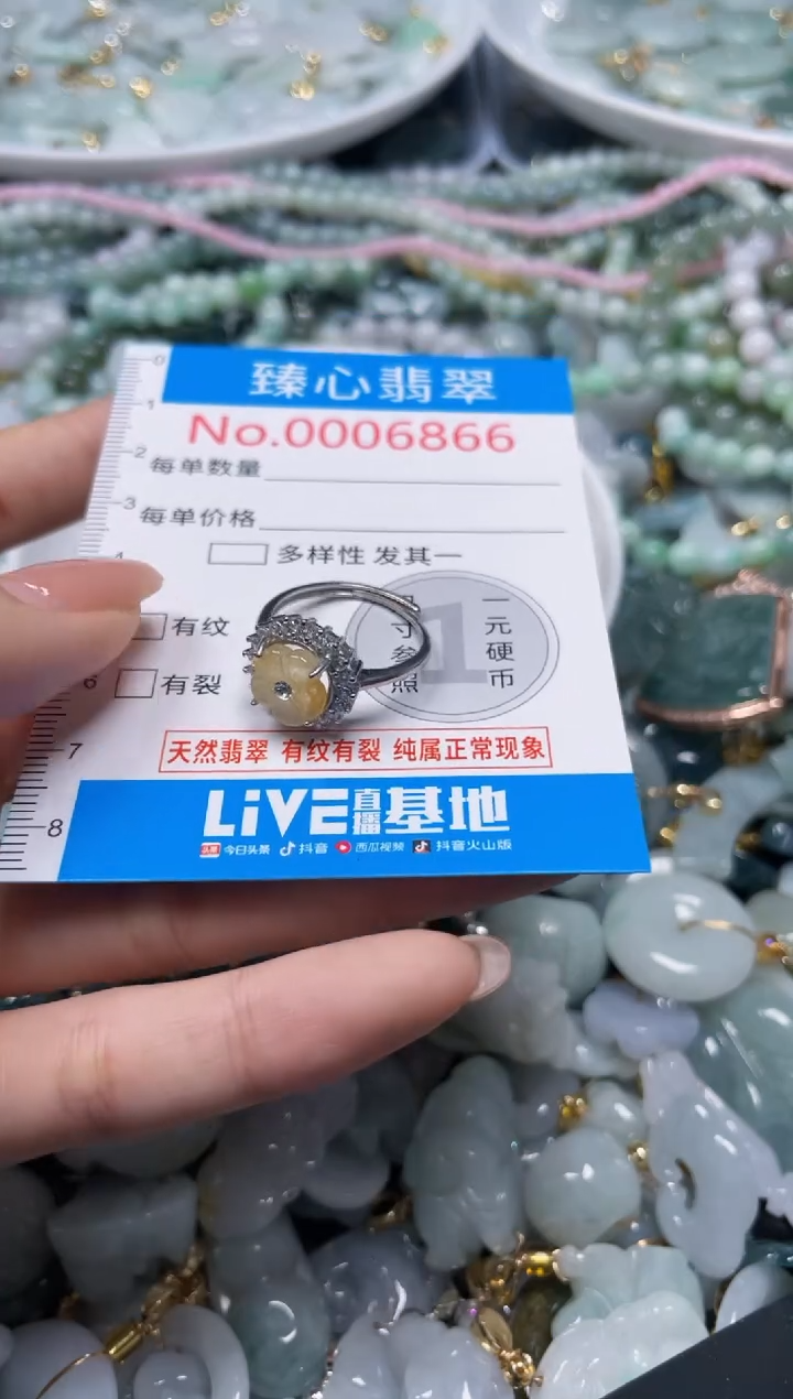 吊坠(不含链)未镶嵌翡翠6866