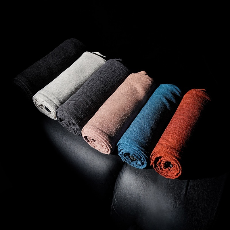 【专柜奢侈】桑蚕 丝亚 麻休闲裤阔腿长裤女高腰舒爽直筒裤薄款显瘦