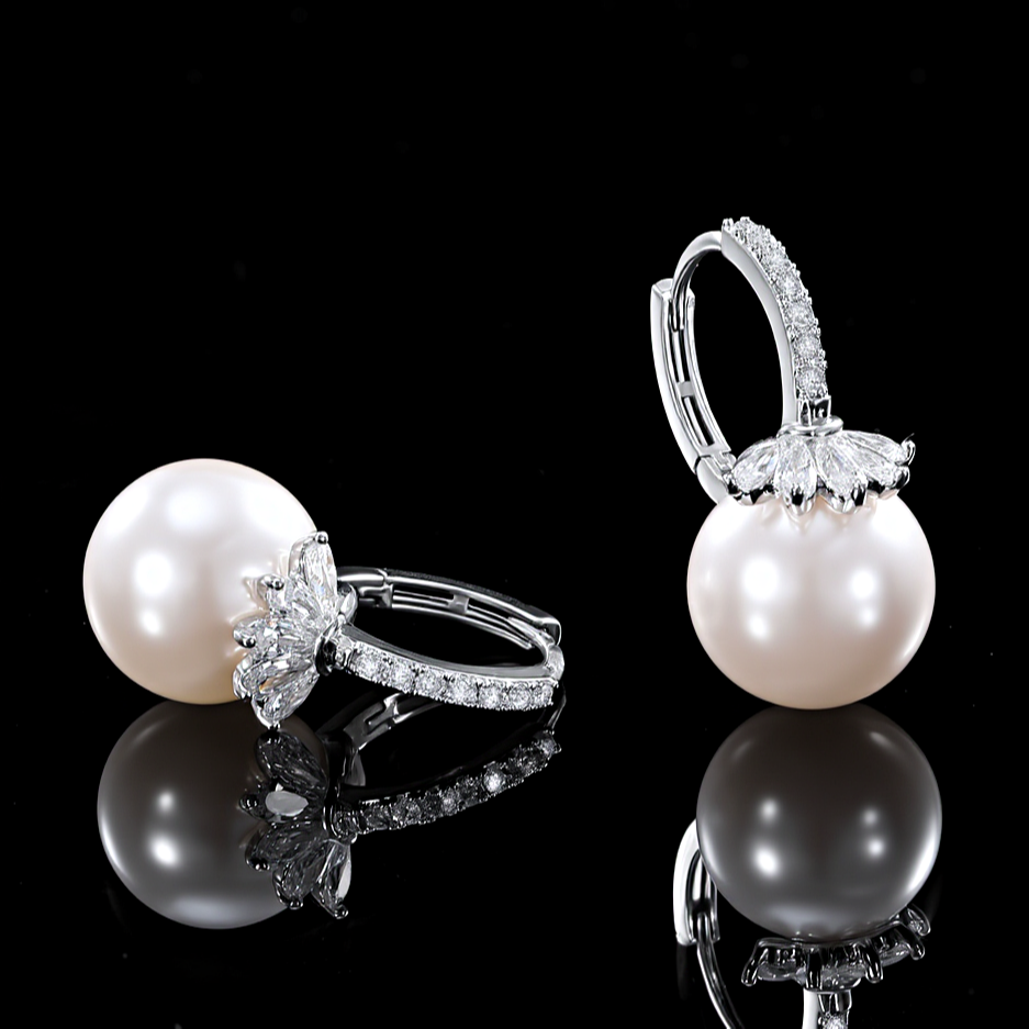 铜合金耳饰 ——木木(D248）珠珠12毫米耳扣内径12毫米