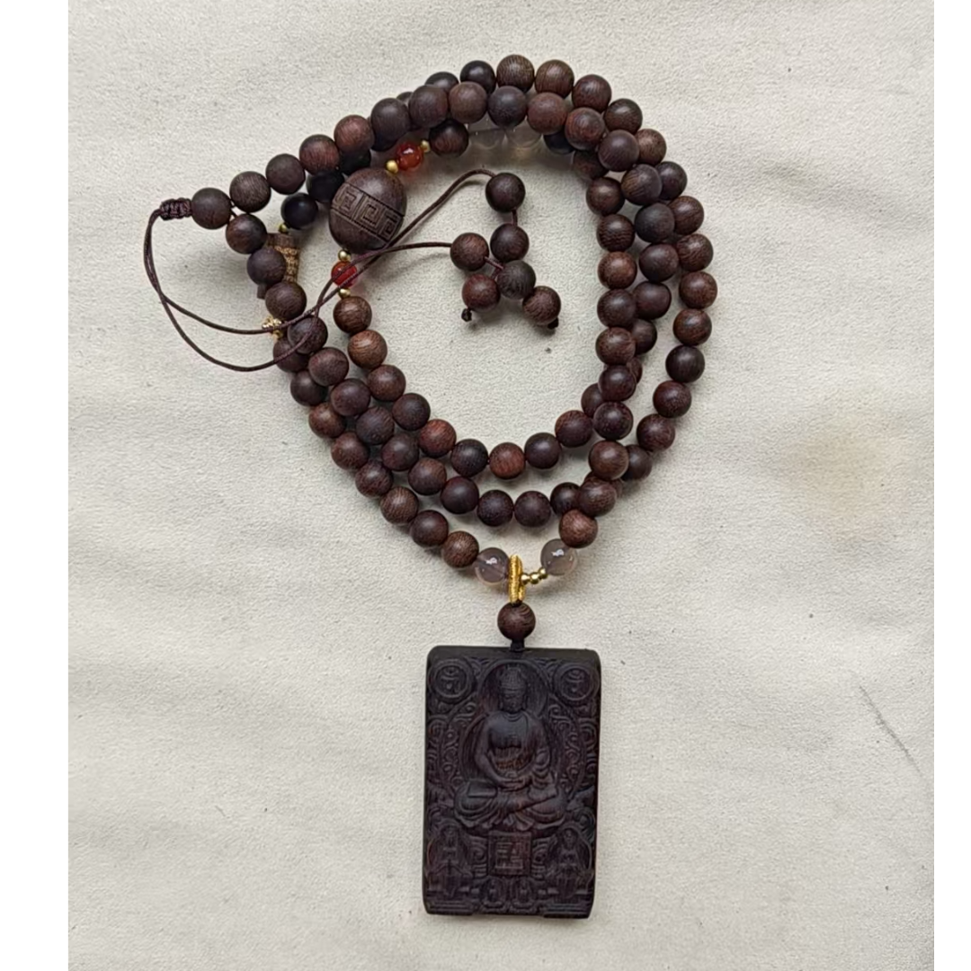 JH32G珠串0.8+佛祖吊坠 多样性发货