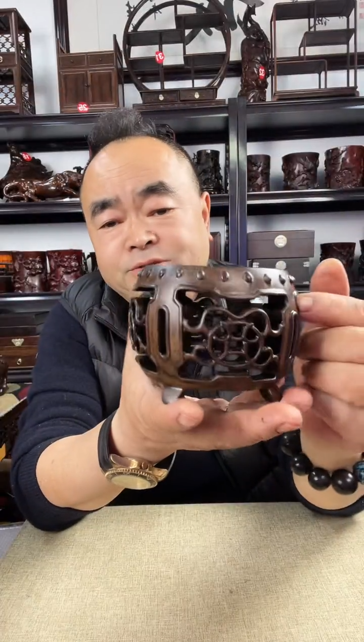 木老李红木工艺品新鼓