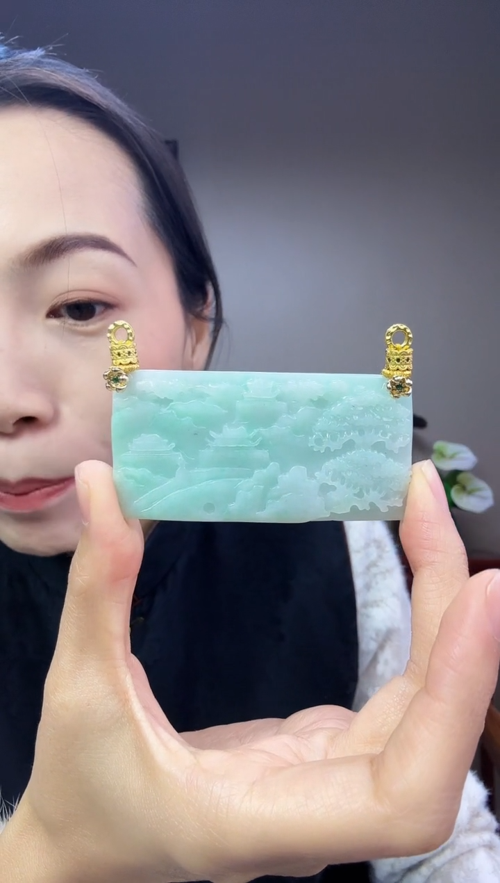 【闪购商品】翡翠颈饰未镶嵌特色原创翡翠颈饰