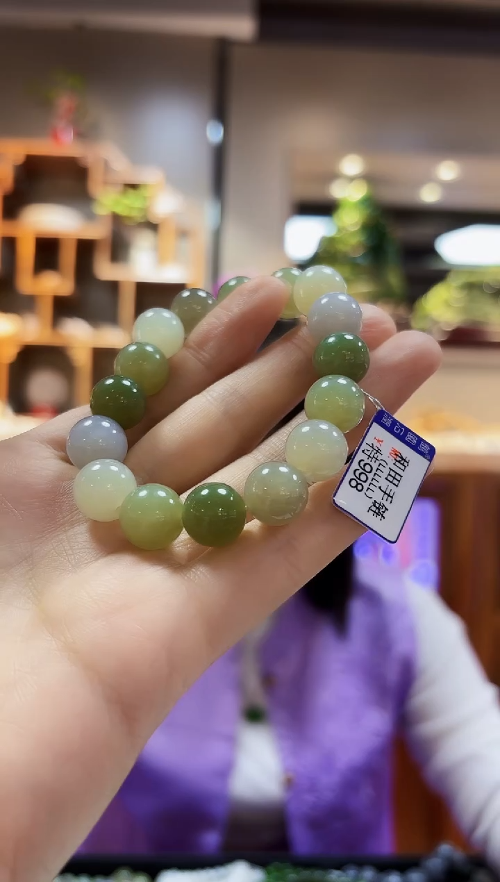 【闪购商品】和田玉未镶嵌手链手链12