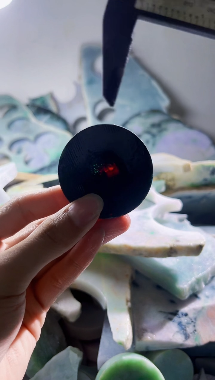 翡翠裸石缅甸翡翠A货陈4032