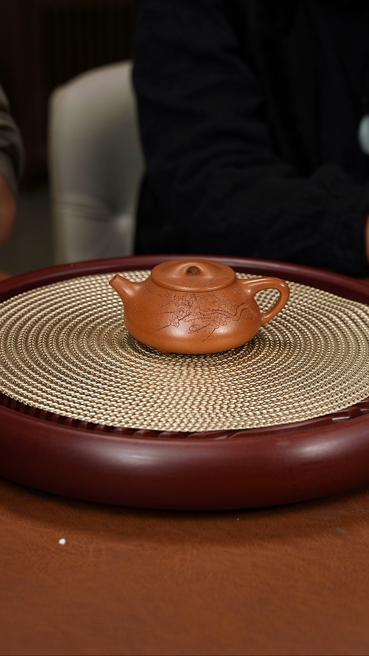 茶壶紫砂汪叶 景州石瓢