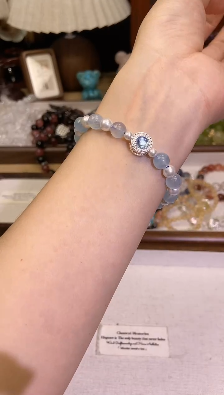 【闪购商品】海蓝宝石手链未镶嵌361