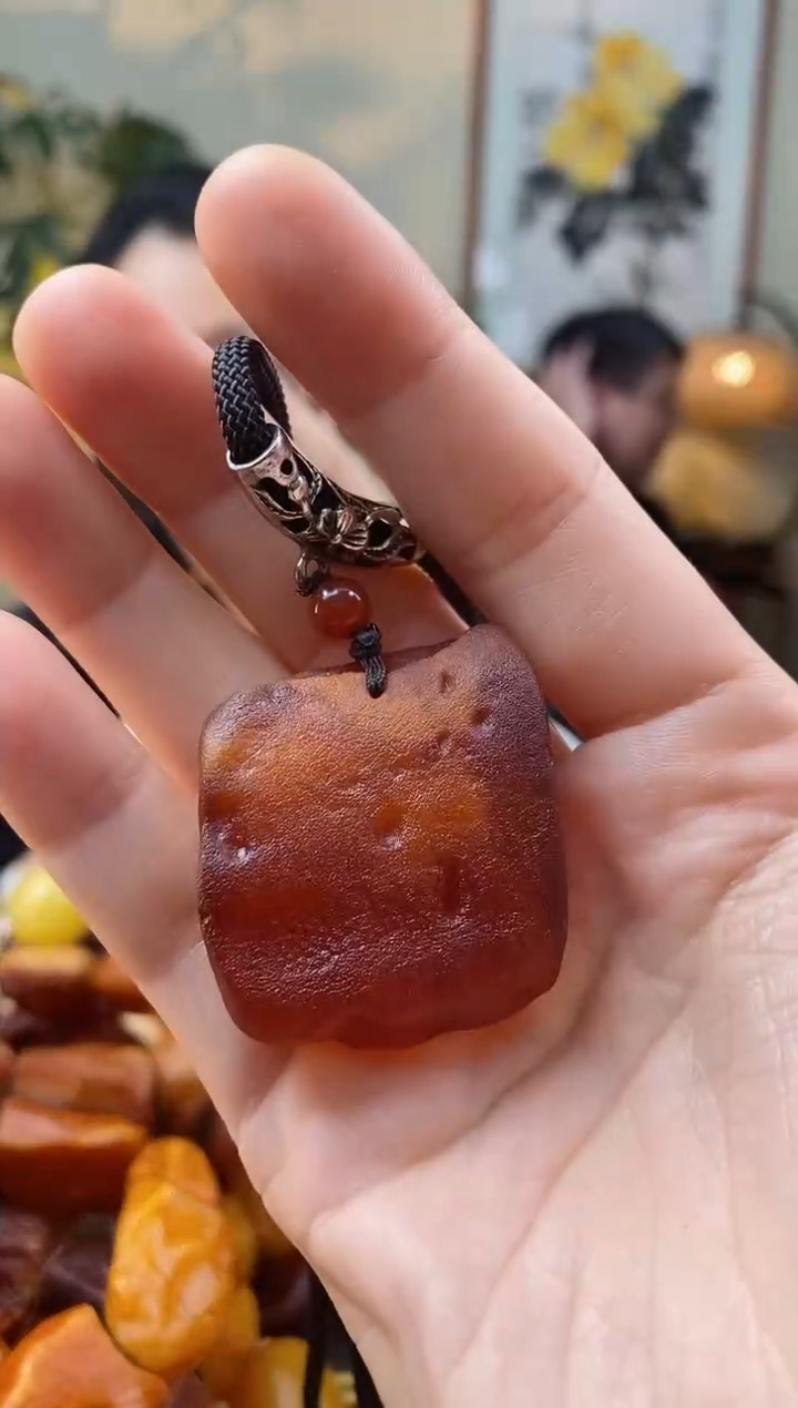 【闪购商品】琥珀颈饰未镶嵌吊坠