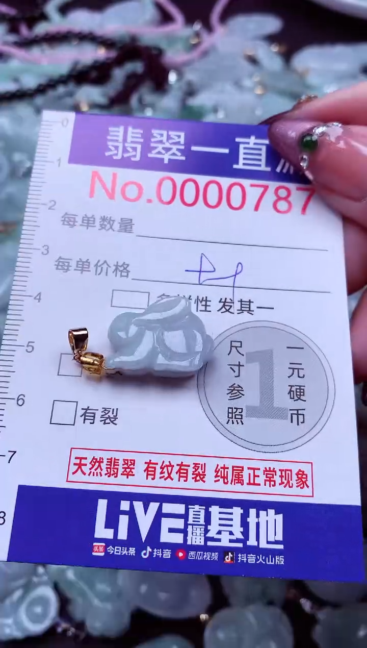 颈饰未镶嵌翡翠787