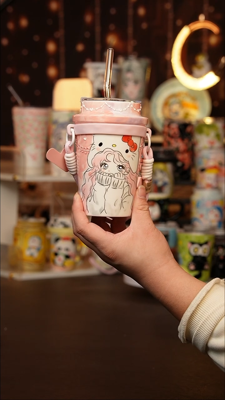 （玉泥）景德镇手工手绘文创陶瓷杯