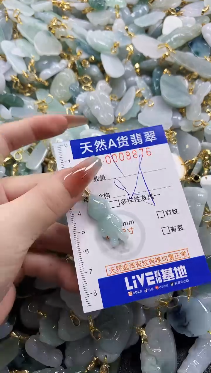 颈饰未镶嵌翡翠天然A货翡翠