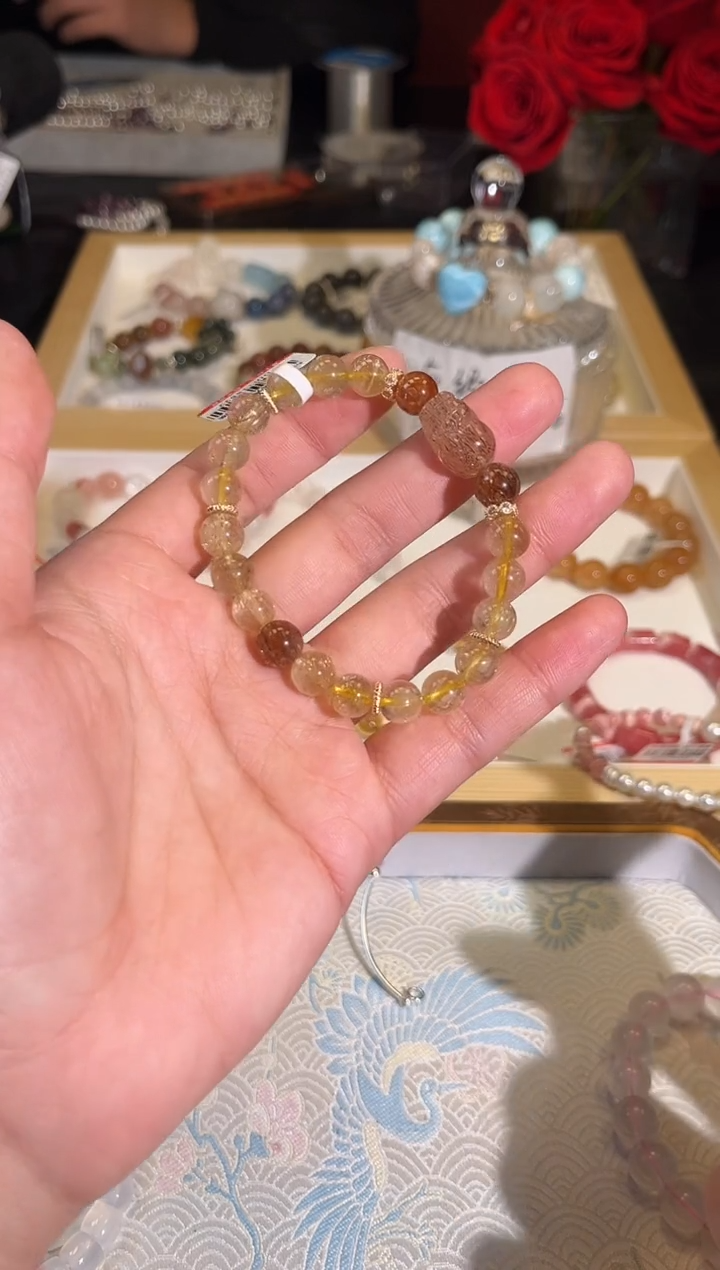 【闪购商品】水晶手链未镶嵌Q738手串