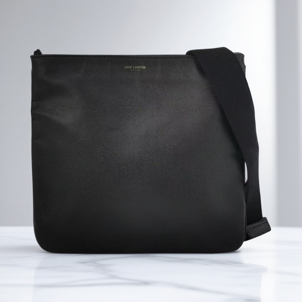 95新 YSL/圣罗兰  黑色斜挎包 1849 3985 