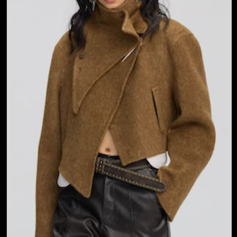  【LOCAT】 J RUREMINDS  可拆卸围脖短款外套  JRDFW1203