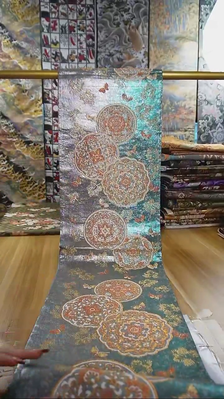 【闪购商品】织绣织锦105六通宝相花