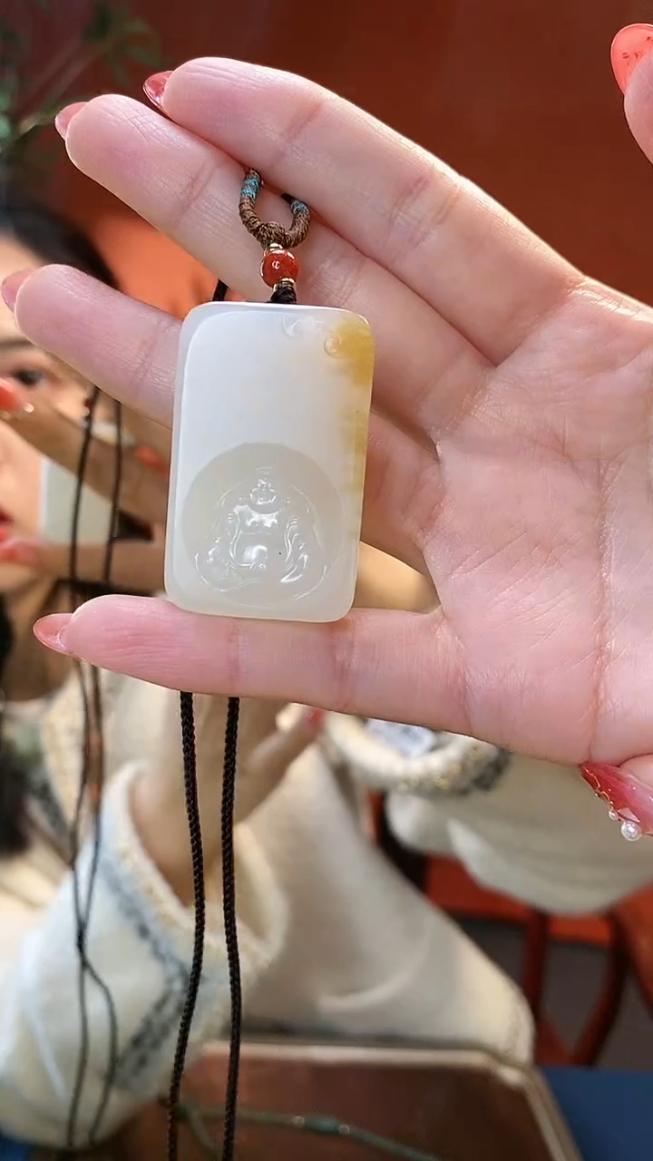 【闪购商品】和田玉挂件未镶嵌佛公吊坠