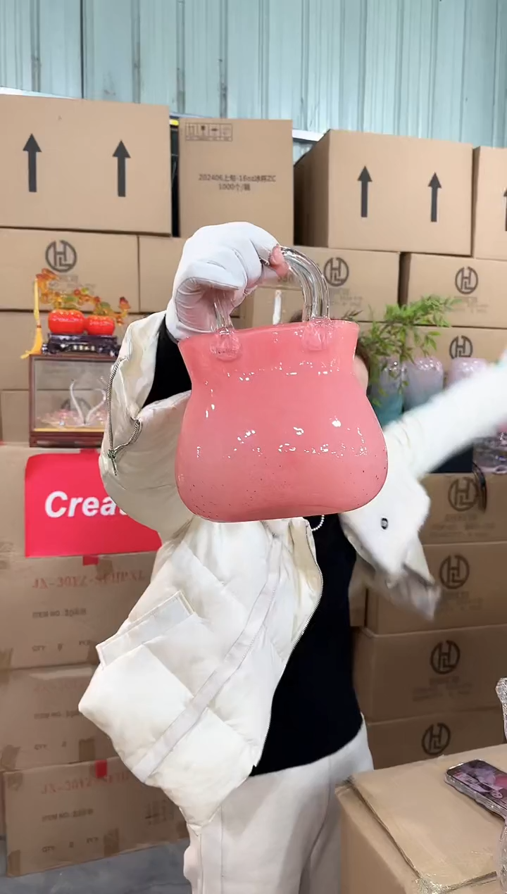 【闪购商品】无铅玻璃悠悠W-花器-40早