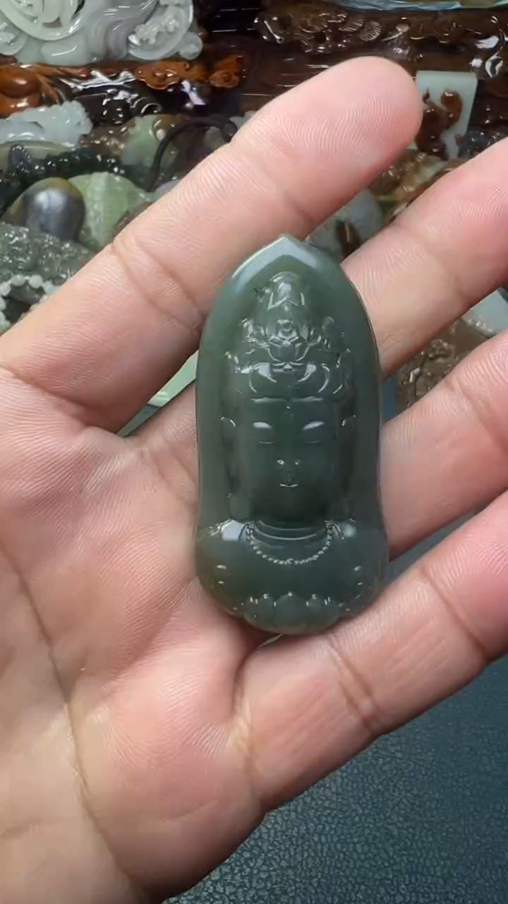 未镶嵌和田玉挂件-