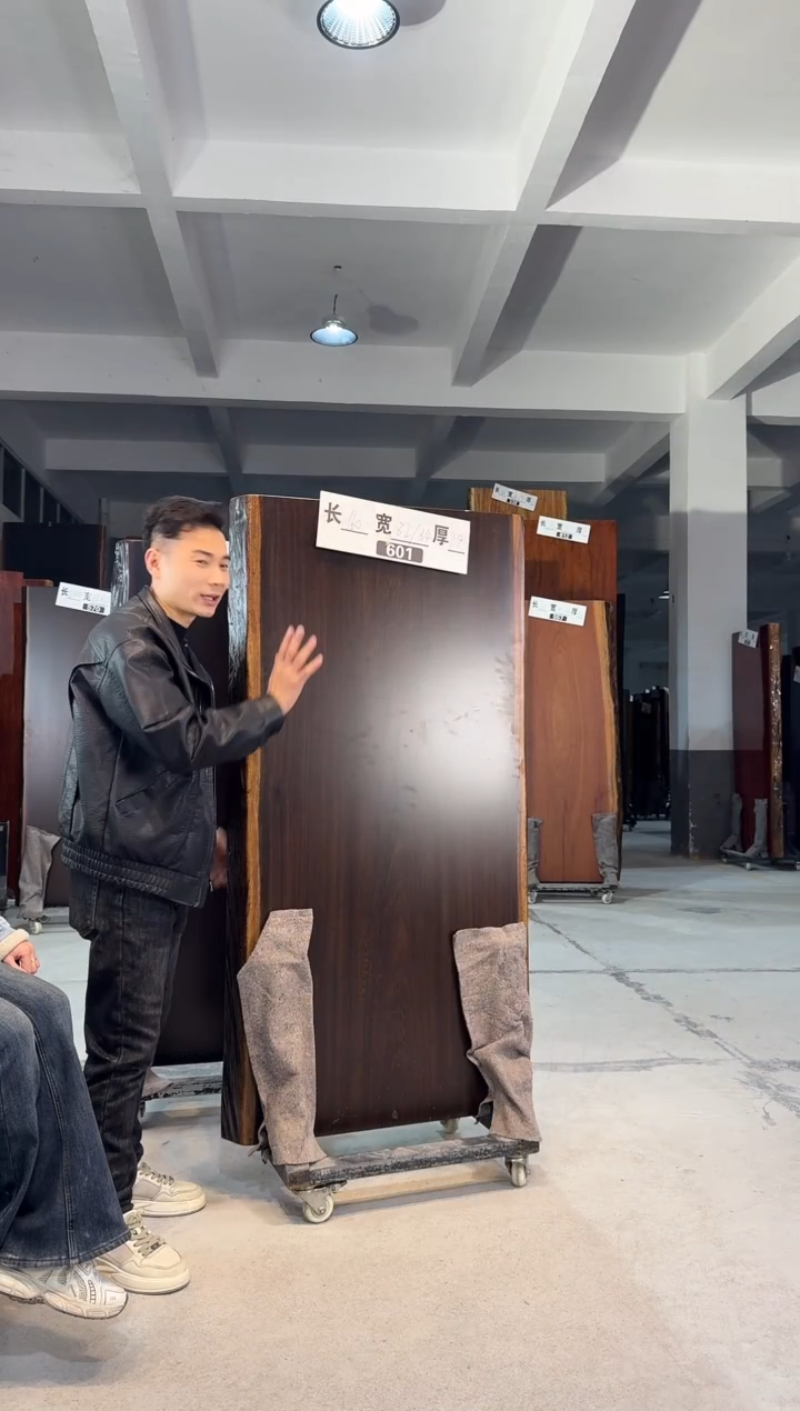 木（非红木类）记*601刚果黑檀160*82*84*7.9