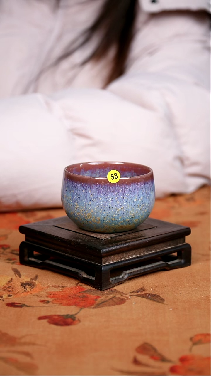 其他瓷二级钧瓷茶器摆件