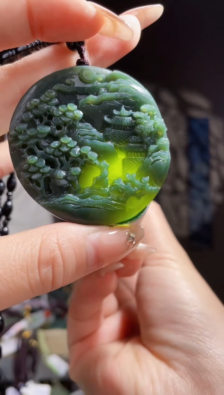 【闪购商品】和田玉颈饰未镶嵌拍一发一