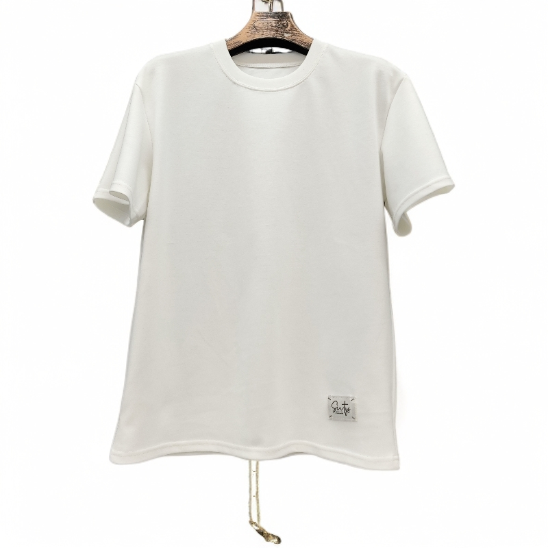 2025秋冬季新品 男士时尚潮牌宽松款厚料半袖 休闲百搭 圆领纯色