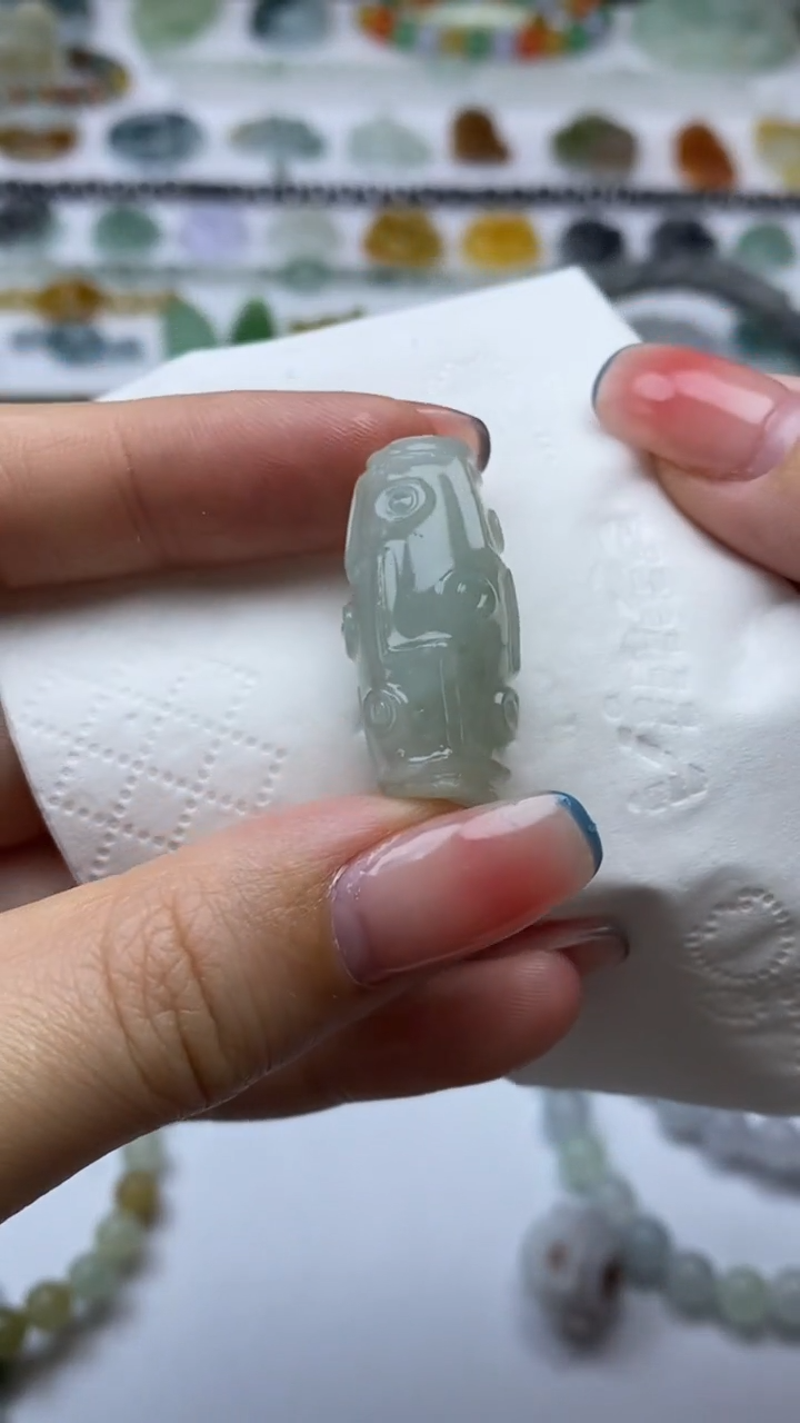 未镶嵌定制翡翠毛货定制不退不换