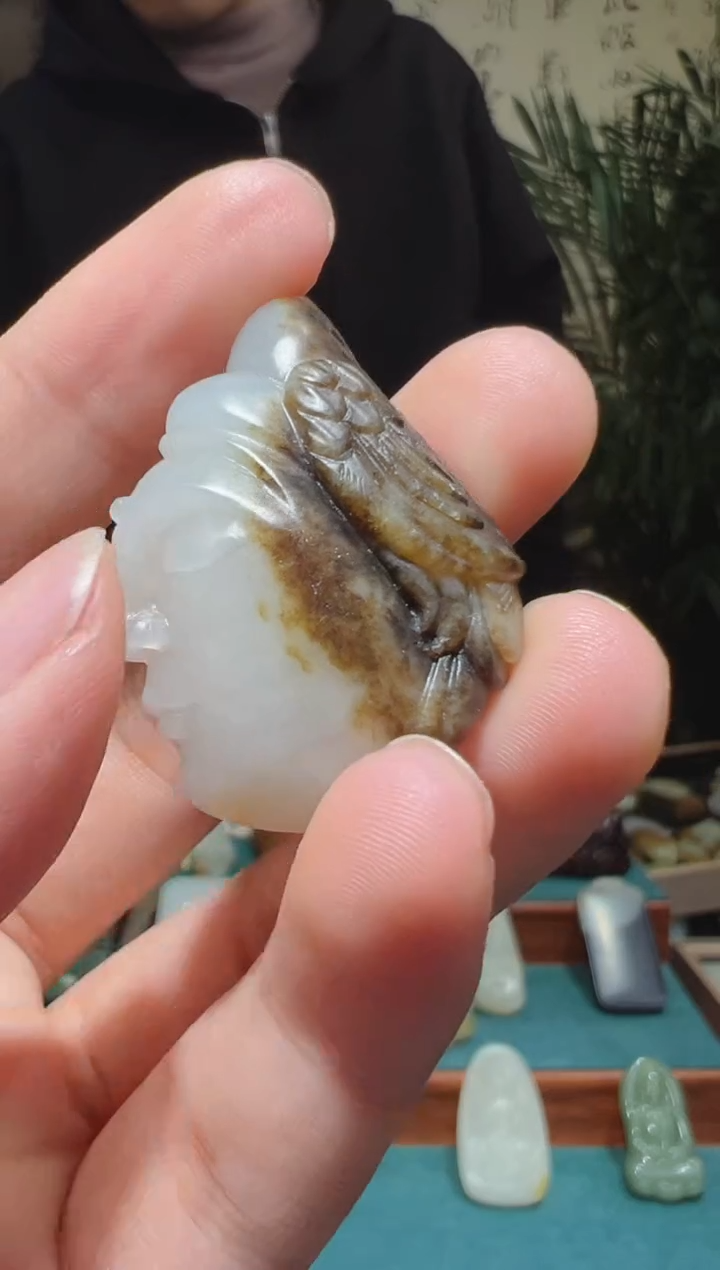 【闪购商品】和田玉吊坠(不含链)未镶嵌1