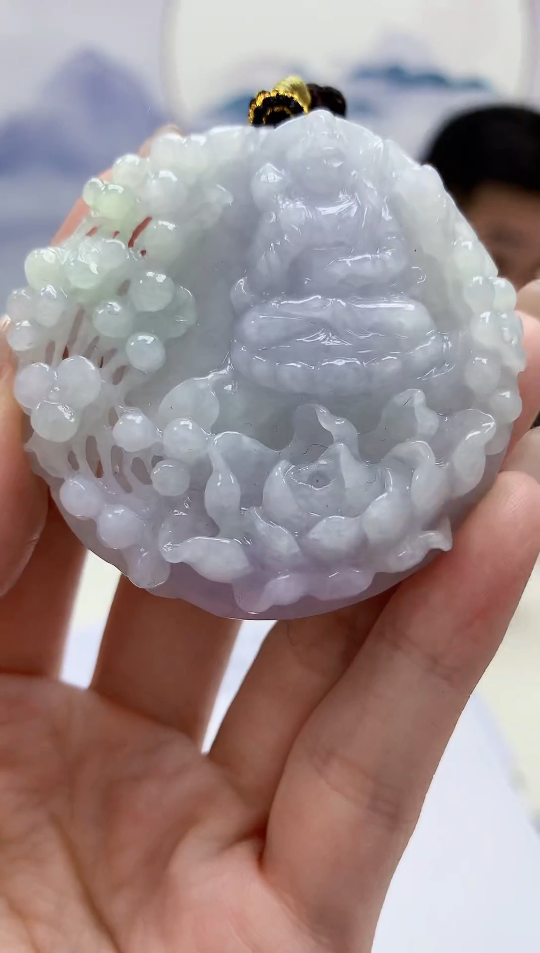 【闪购商品】定制翡翠未镶嵌5152jw-毛货挂件44