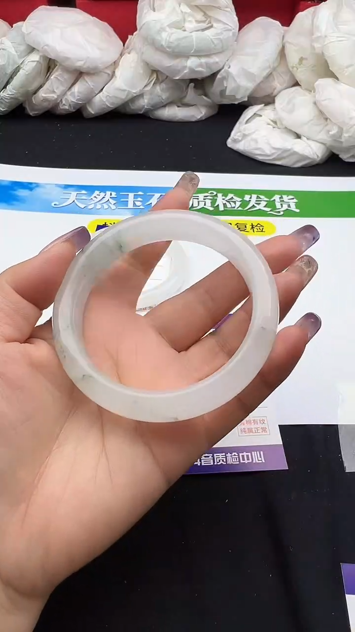 未镶嵌手镯石英质玉圈口 58 59