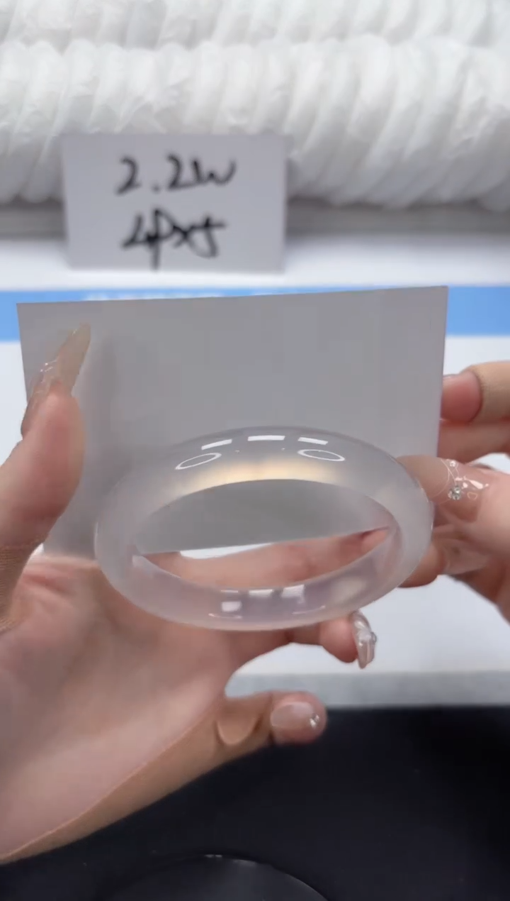 【闪购商品】石英质玉未镶嵌手镯A259-60.6