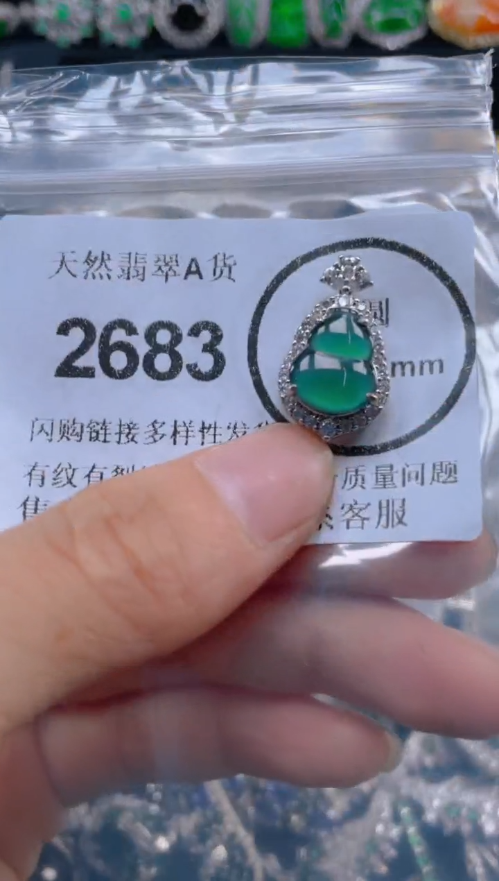 颈饰合金翡翠2683