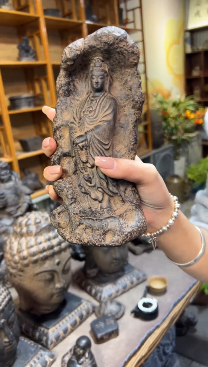 陶土【火山泥】普慈观音