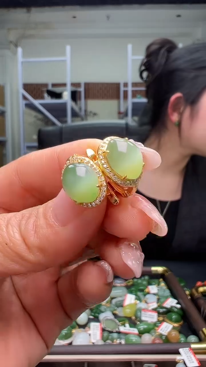 颈饰银S925镶嵌和田玉（多样性发货.发其一)12.06.54