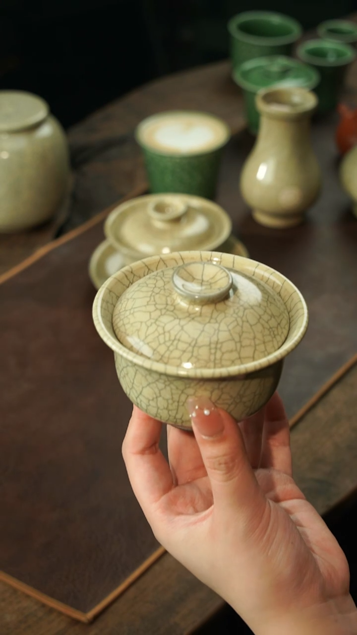 【闪购商品】瓷片《丹山片羽》二才盖碗