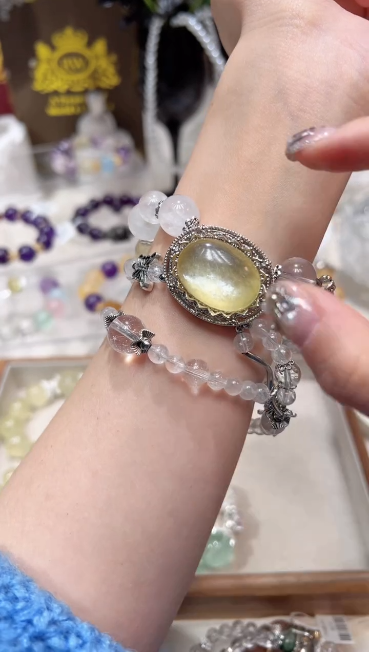 【闪购商品】水晶手链未镶嵌多样性发货发其一颜色微差【拍两单】