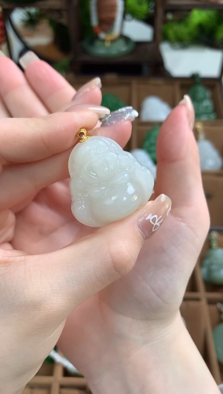 【闪购商品】和田玉颈饰未镶嵌吊坠30mm